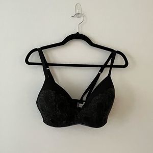 NWOT Aerie Wireless Bra in Black Lace 34DD